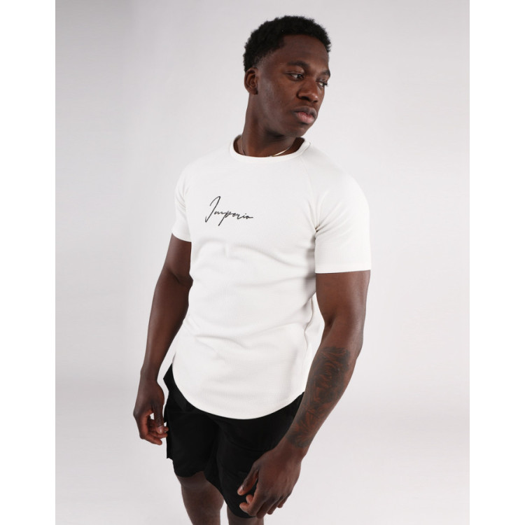 Camiseta Blanca Manga Corta "Slim Fit"