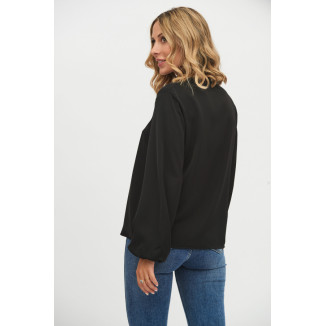 Blusa Negra Encaje