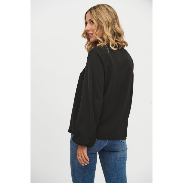 Blusa Negra Encaje